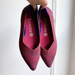 Rothys Marled Classic Pointy Toe Flats